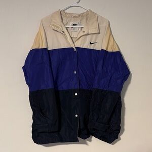 Vintage Men’s Nike Tri-Color Windbreaker Jacket Sz. XL